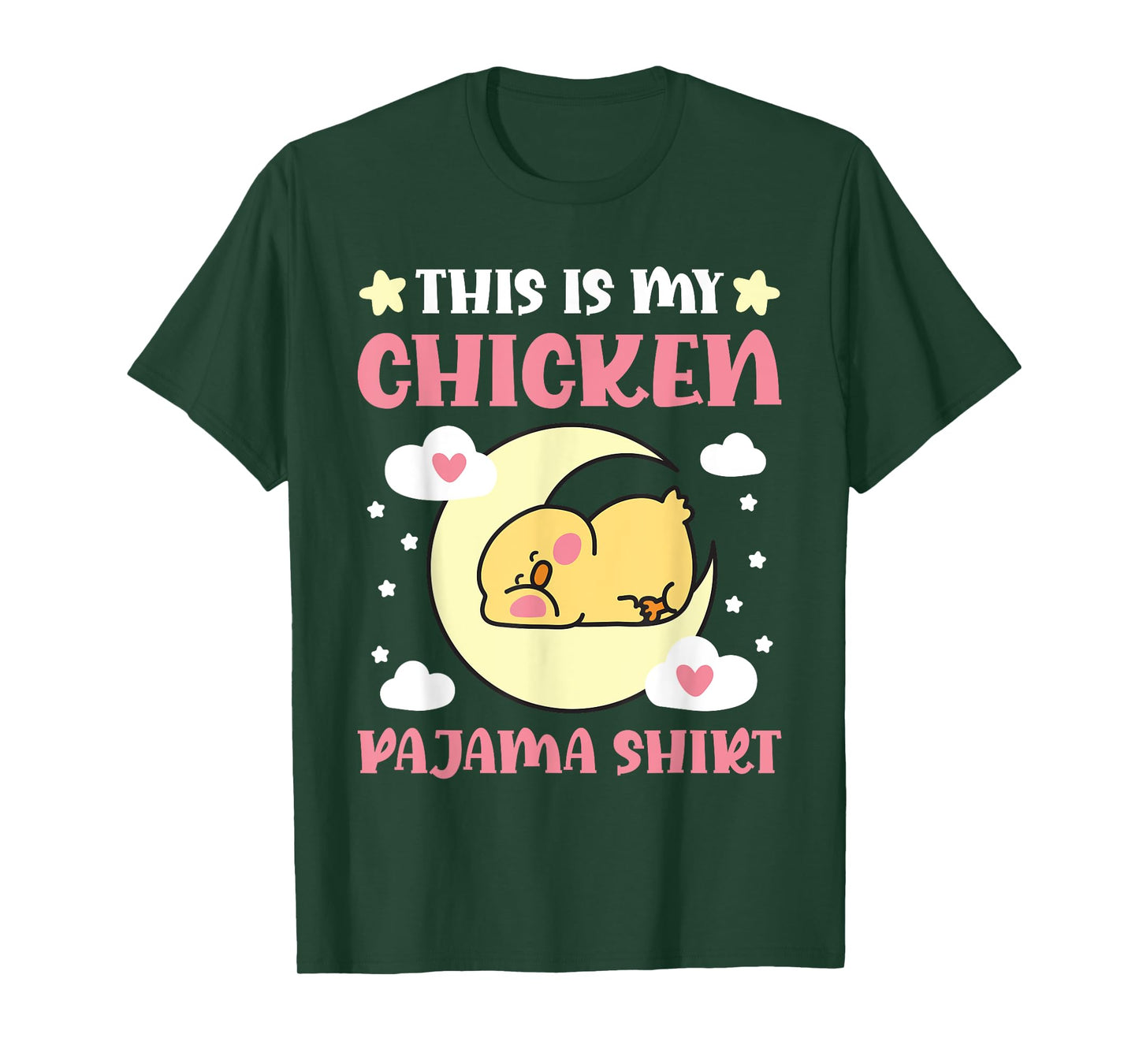 Cute PJ Teen Boys Girls PJs Funny This Is My Chicken Pajama T-Shirt