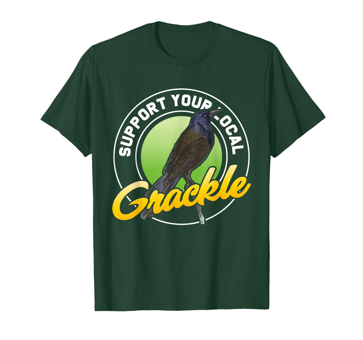 Quiscalus Grackle Bird Kawaii Bird Lover T-Shirt