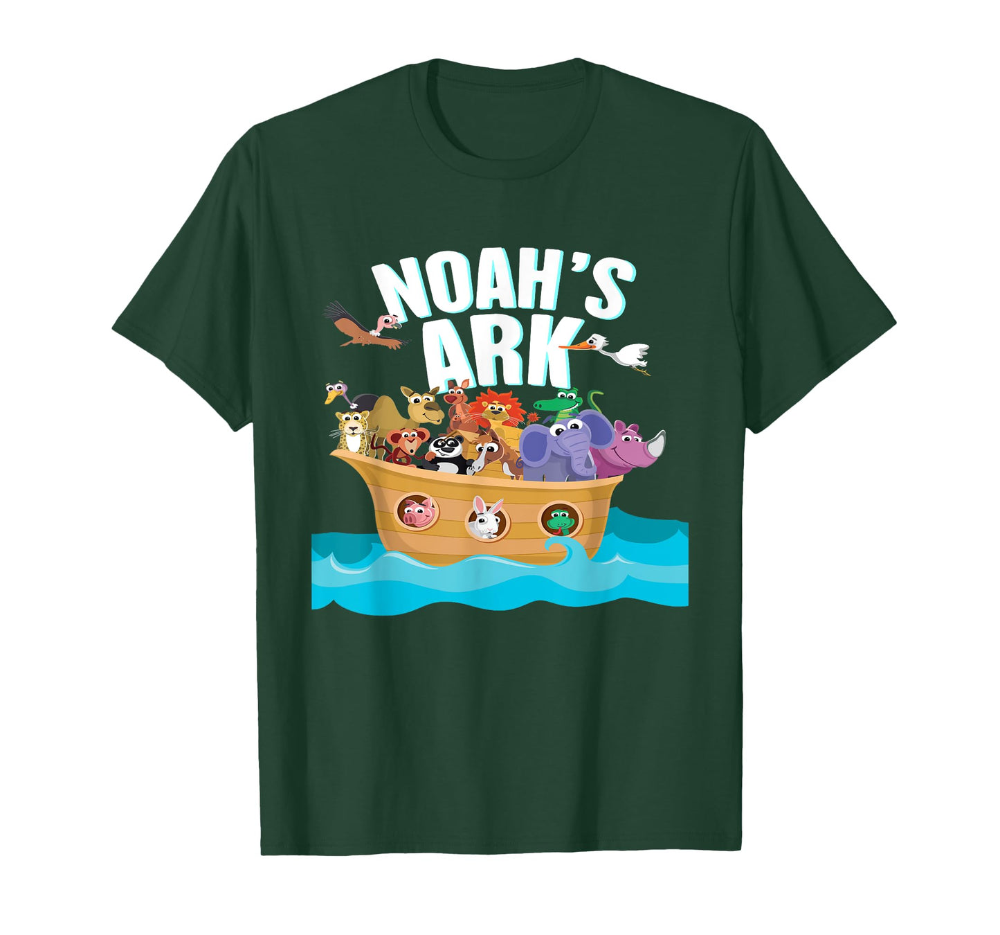 Animal History Bible, Noah's Ark, Religion Comic Gift T-Shirt