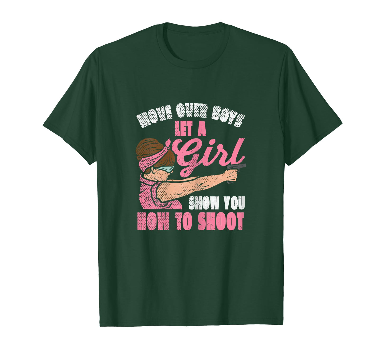 ompetetive Shooting, Long Range Shooting, Skeet Girl T-Shirt