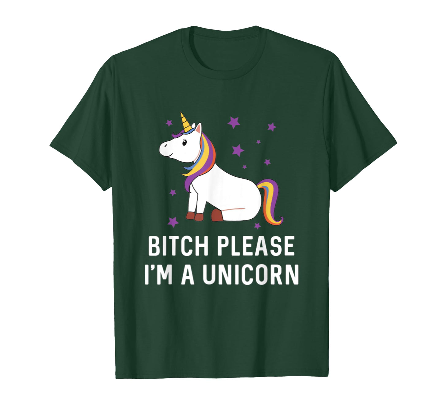 Bitch Please I'm a Unicorn Sassy Offensive Fuck Off Magical T-Shirt