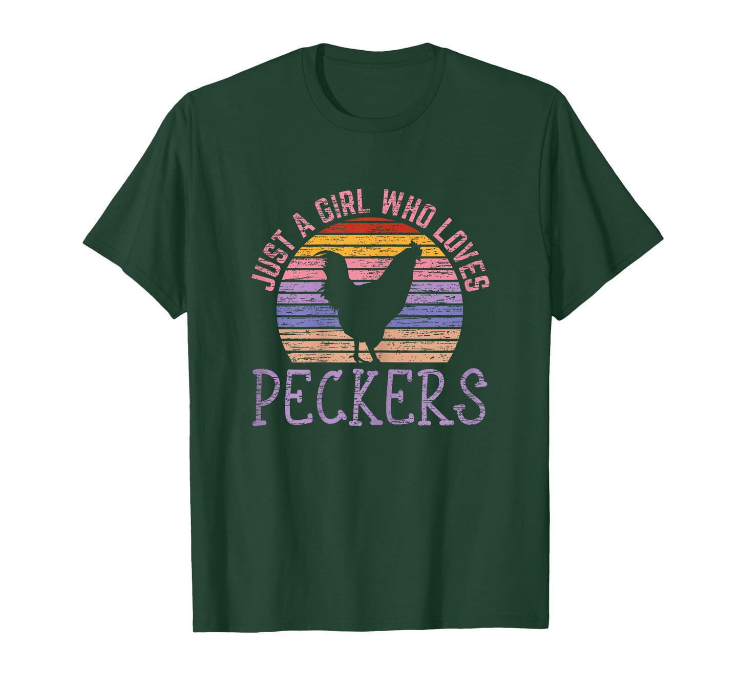 Just A Girl Who Loves Peckers for a Farmer Pecker Inspector T-Shirt