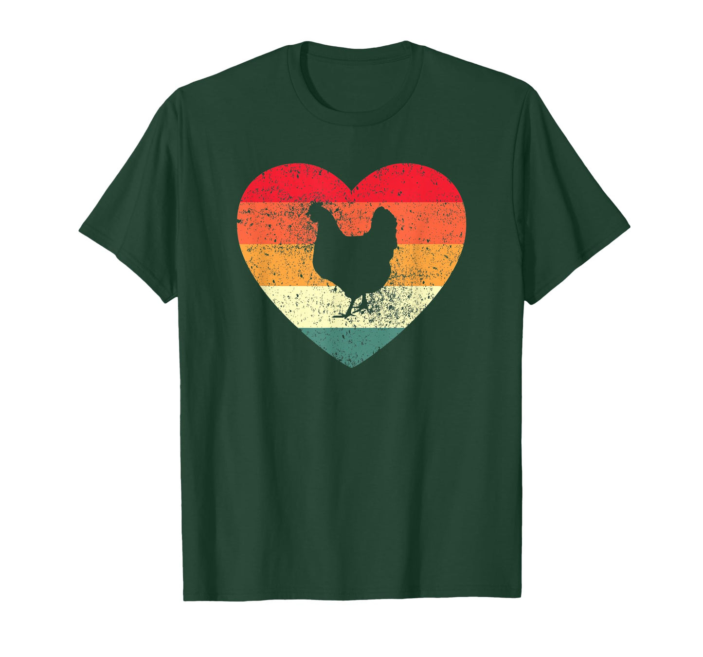 Girls I Love Chickens Retro Kids Womens Chicken T-Shirt
