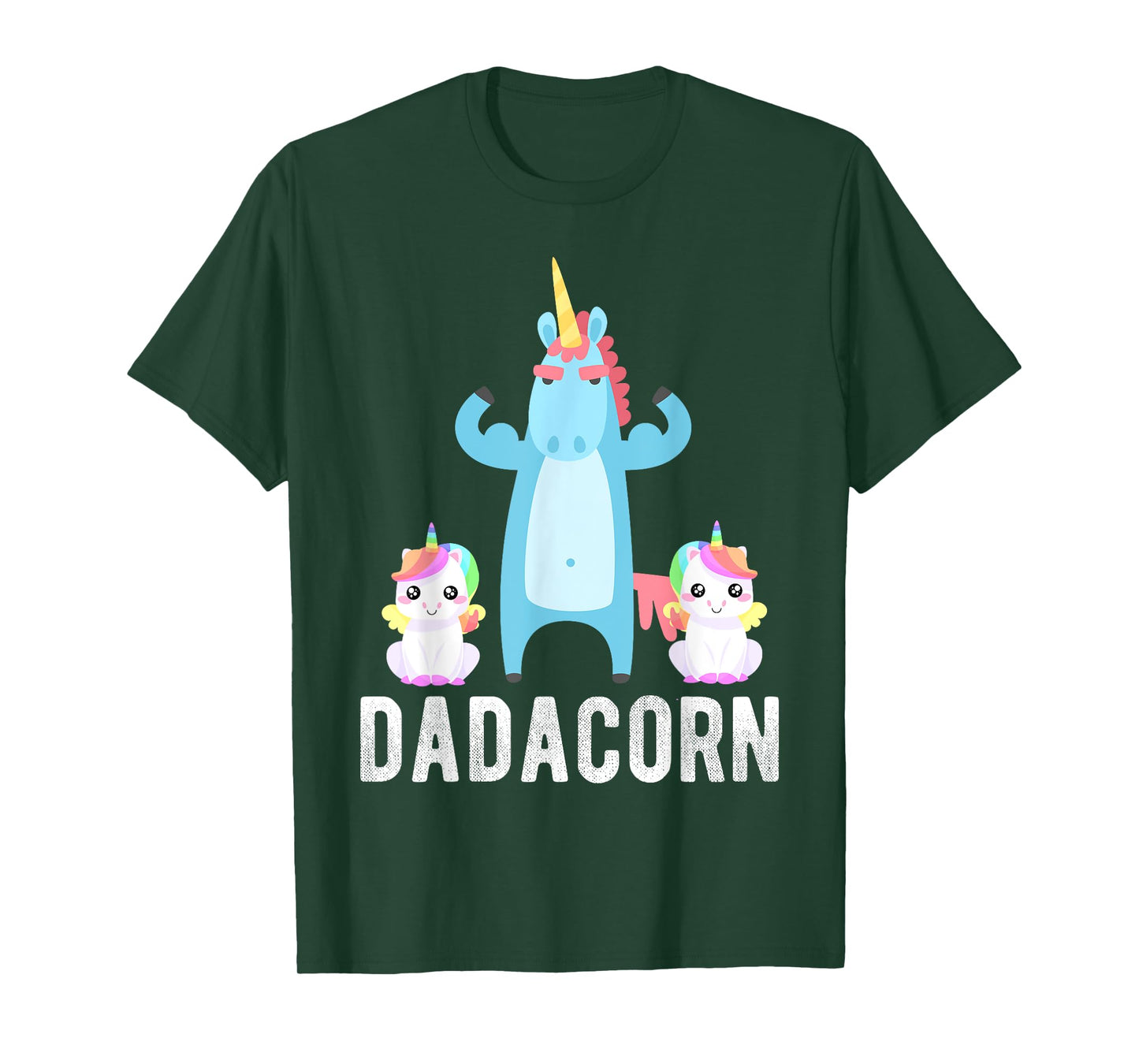 Dadacorn, Funny Unicorn Lover Tee for Papa Dad and Kid T-Shirt