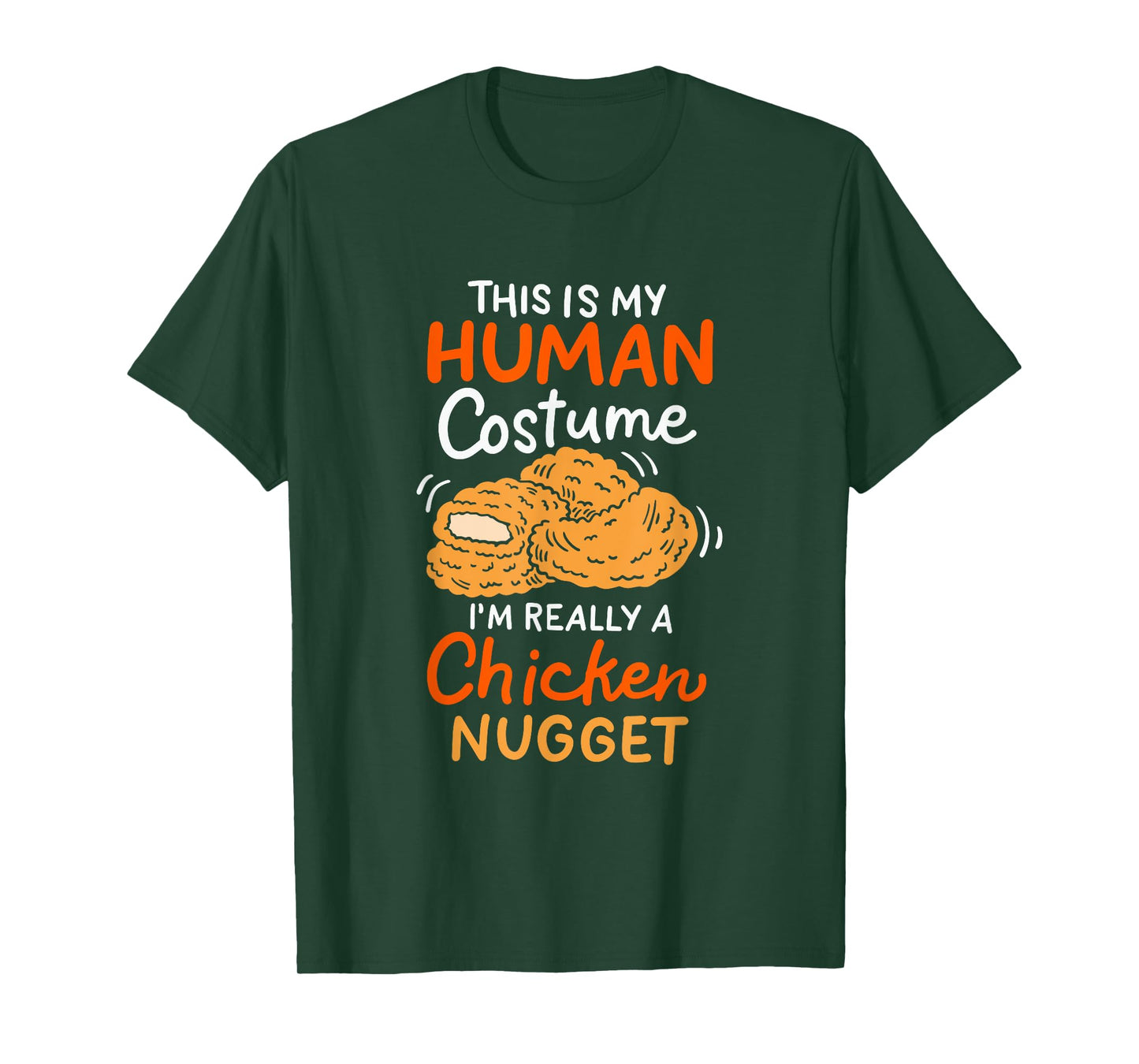 This Is My Human Costume Chicken Nugget Halloween T-Shirt