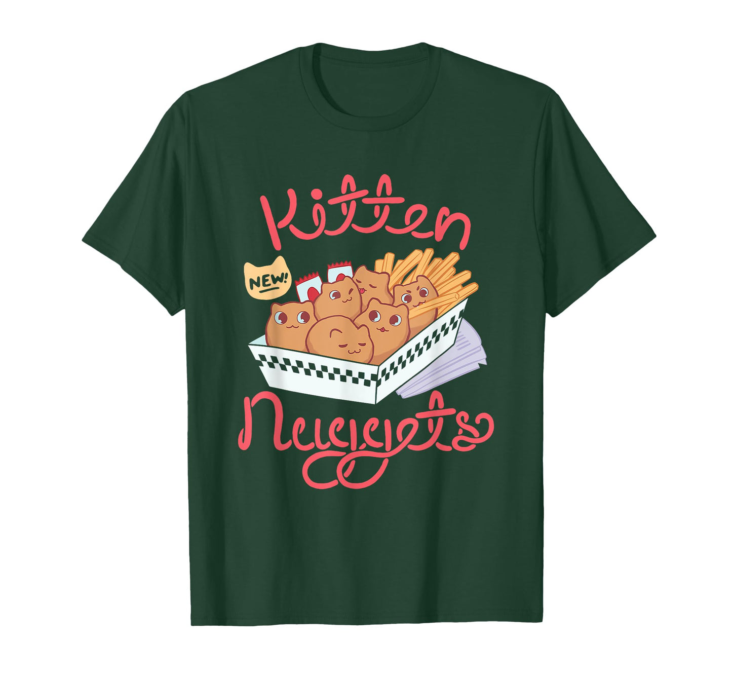 Kitten Nuggets Nugget Kitten Chicken Nugget Lover Gift T-Shirt