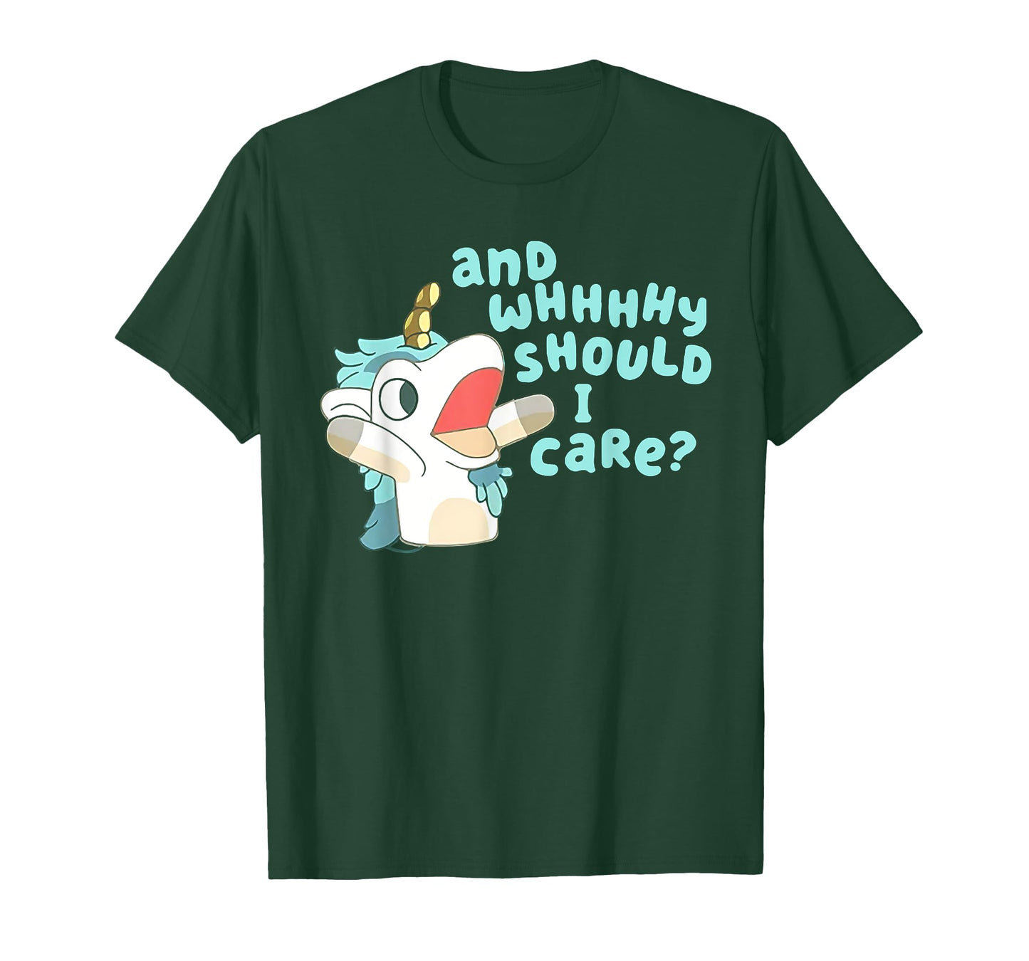 Annnd Why Should I Care Unicorn T-Shirt