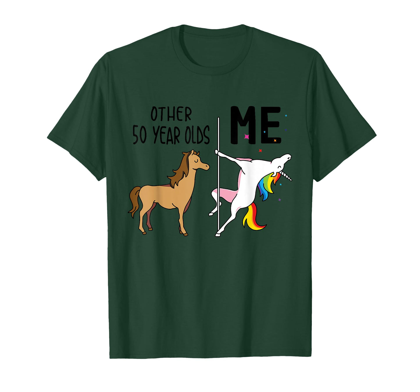Other Unicorn 50 Year Olds Birthday And Me Gift For Women T-Shirt