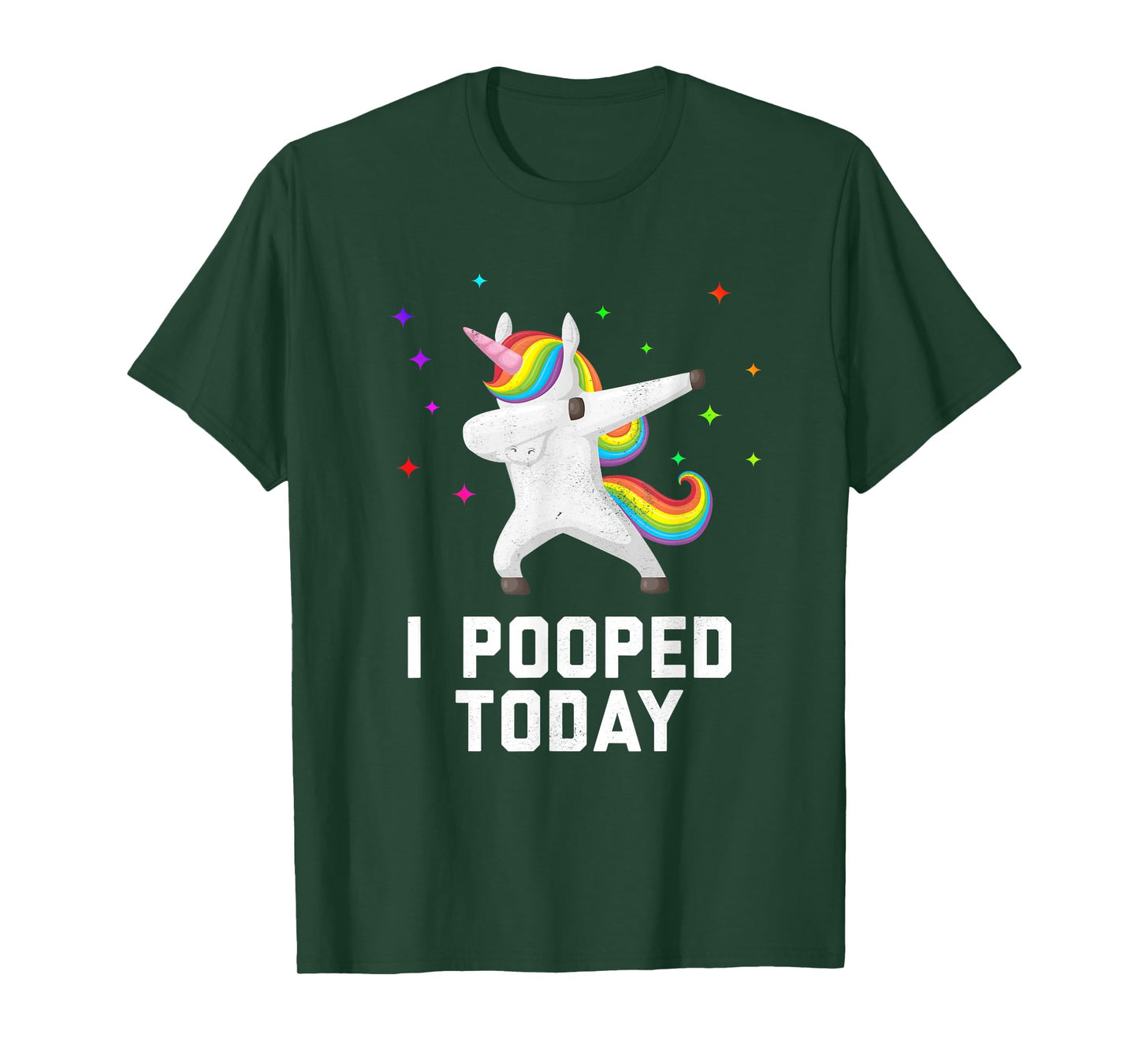 Unicorn Pooped Today Funny Cute Unicorn I pooped Today T-Shirt