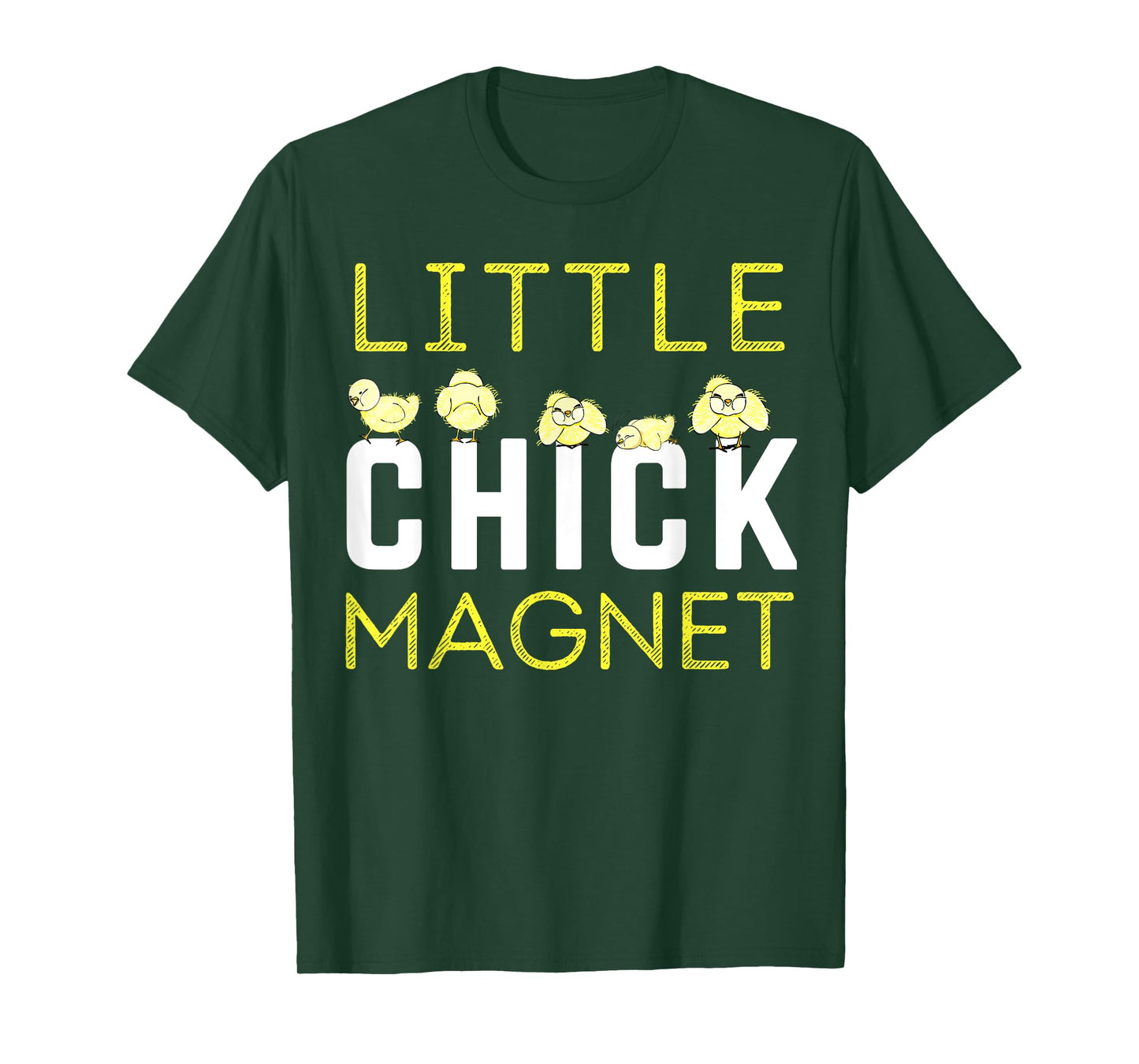 Little Chick Magnet Spring Summer Farm Boy Boys Toddlers Fun T-Shirt