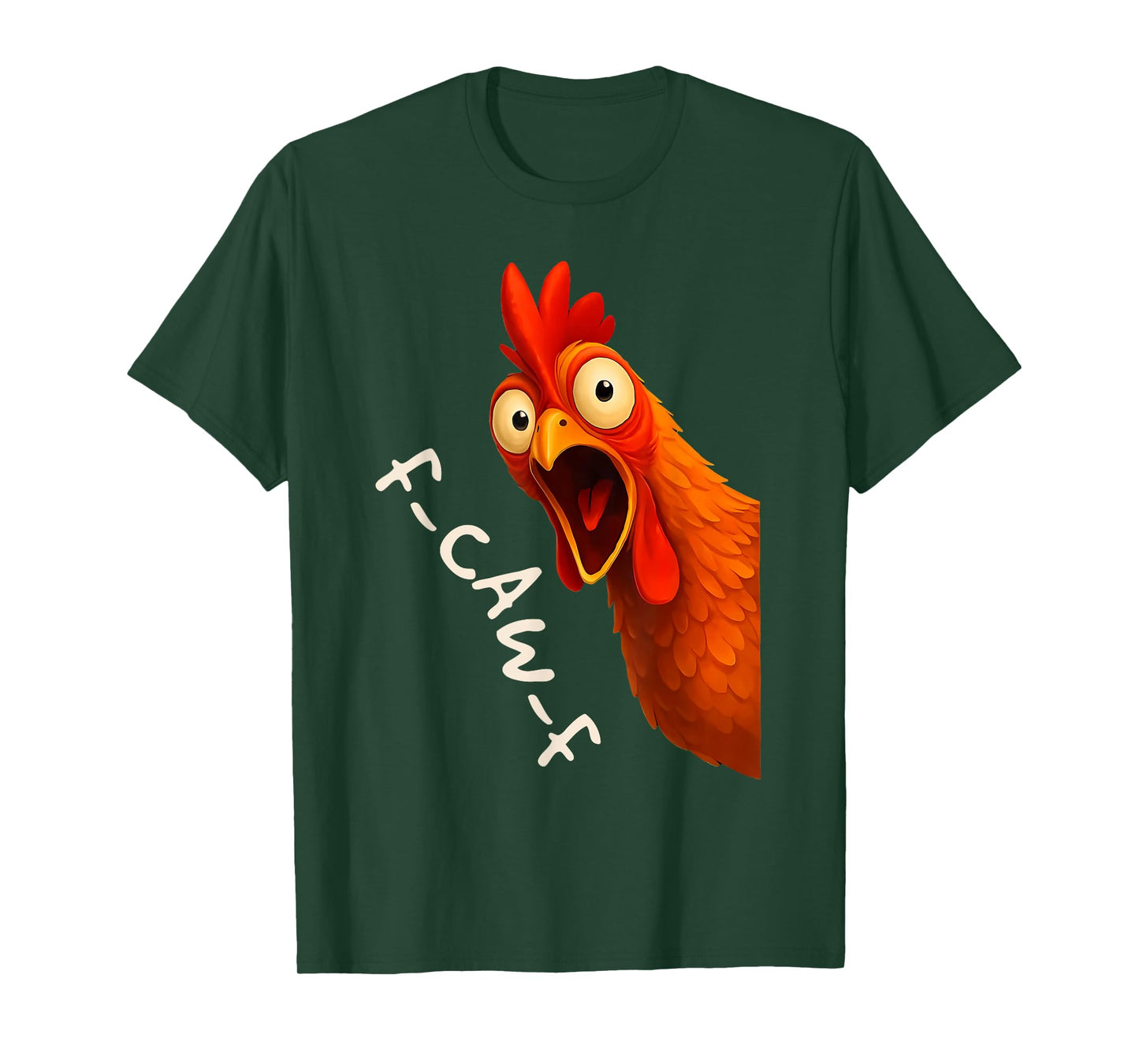 Funny F-Caw-F Chicken FCAWF Rooster Halloween Bird Crow T-Shirt