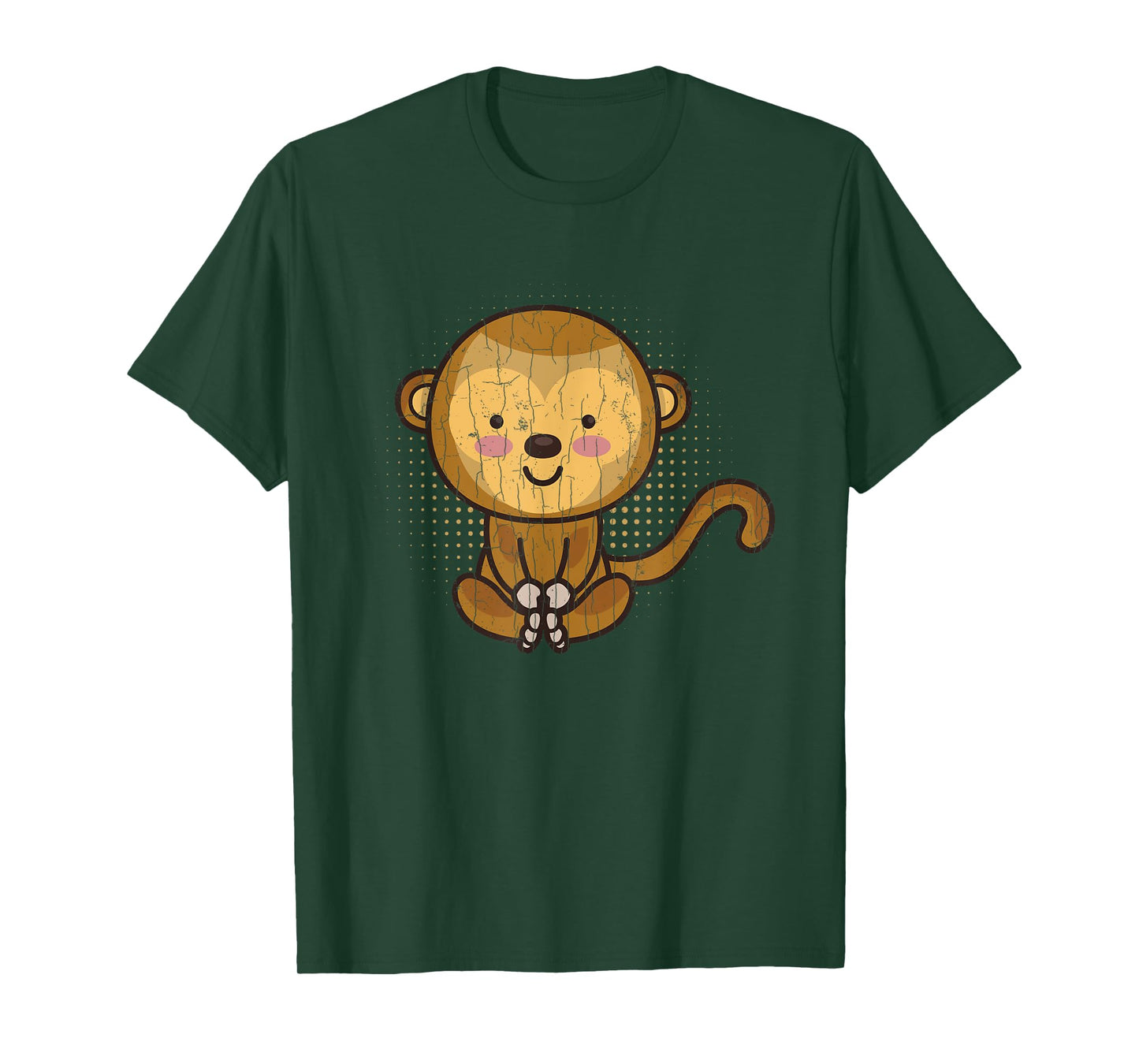 Cute Monkey Funny Monkeys Animal Lover Graphic T-Shirt