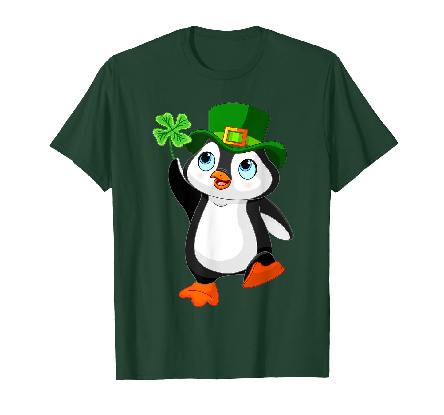 St. Patrick's Day Penguin Shirt, Irish, Shamrock, Clover T-Shirt