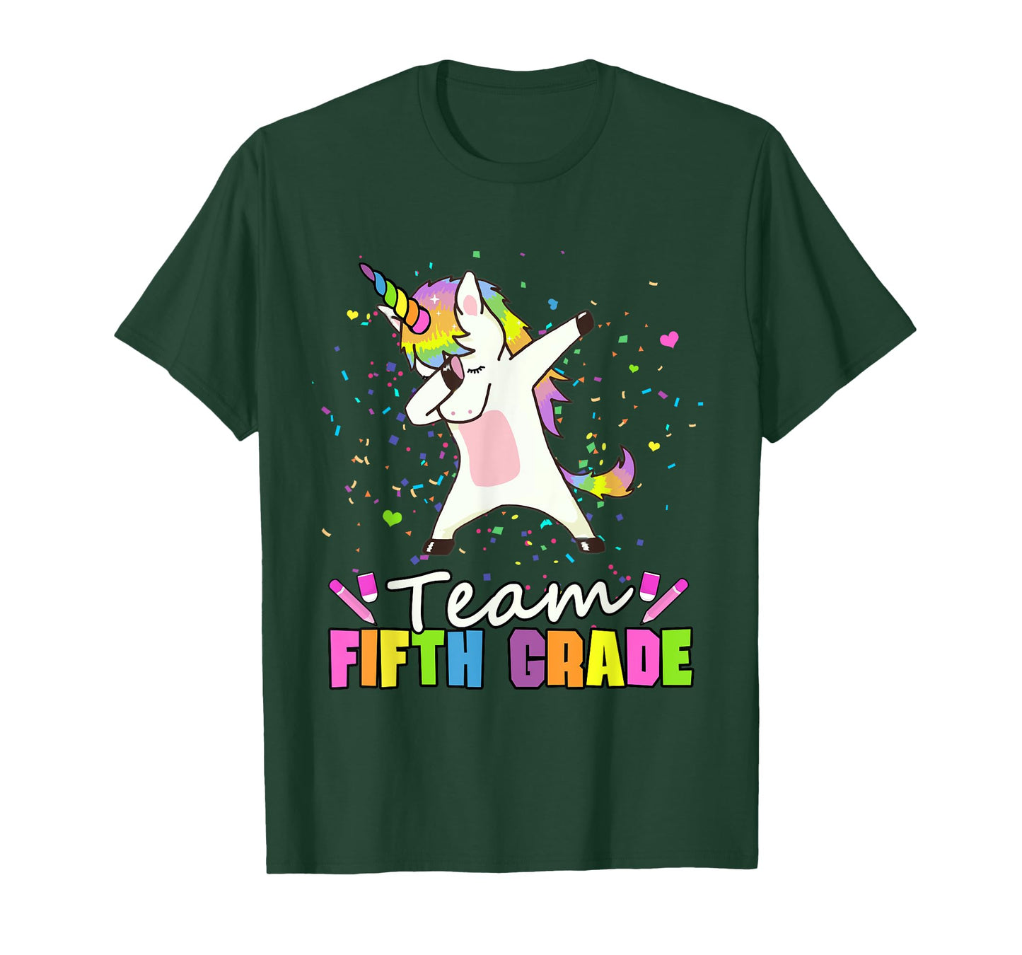 Unicorn Team 5th Grade - Fifth Grade Squad T-Shirt