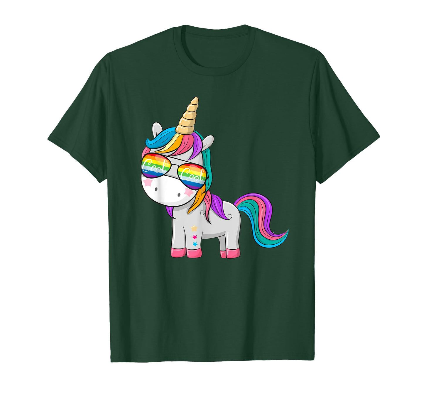 Unicorn with Cool Sunglasses T-Shirt