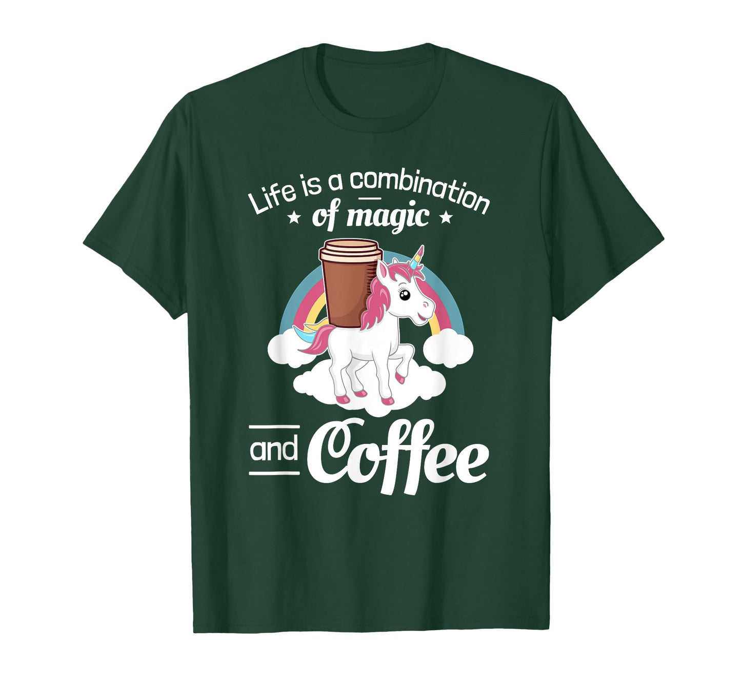 Coffee Unicorn Magic T-Shirt