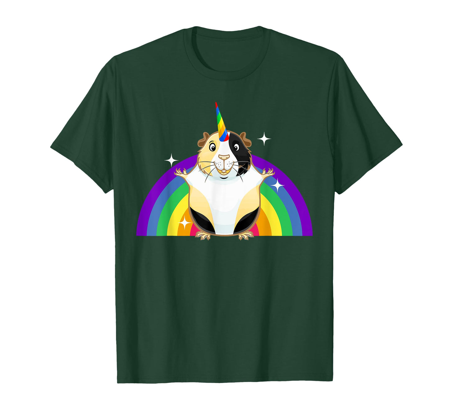 Guinea Pig Unicorn Rainbow T-Shirt T-Shirt