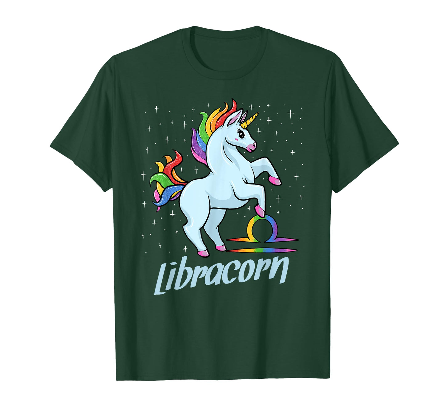 Libracorn The Libra Unicorn Zodiac Sign T-Shirt