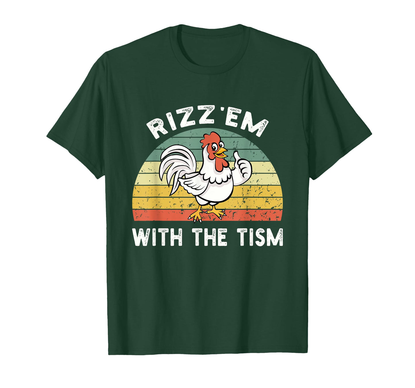 Rizz em With The Tism Meme Retro T-Shirt