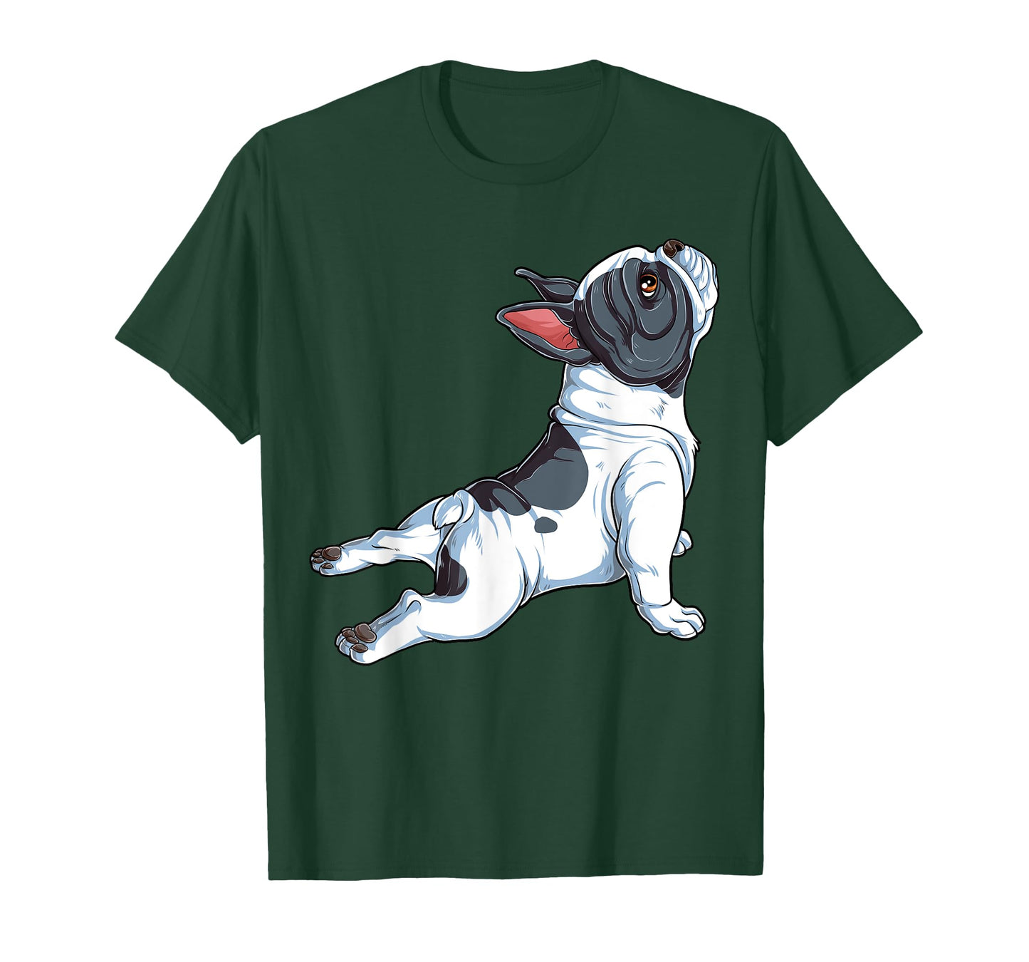 French Bulldog Yoga T shirt Frenchie Namaste Men Funny Gift T-Shirt