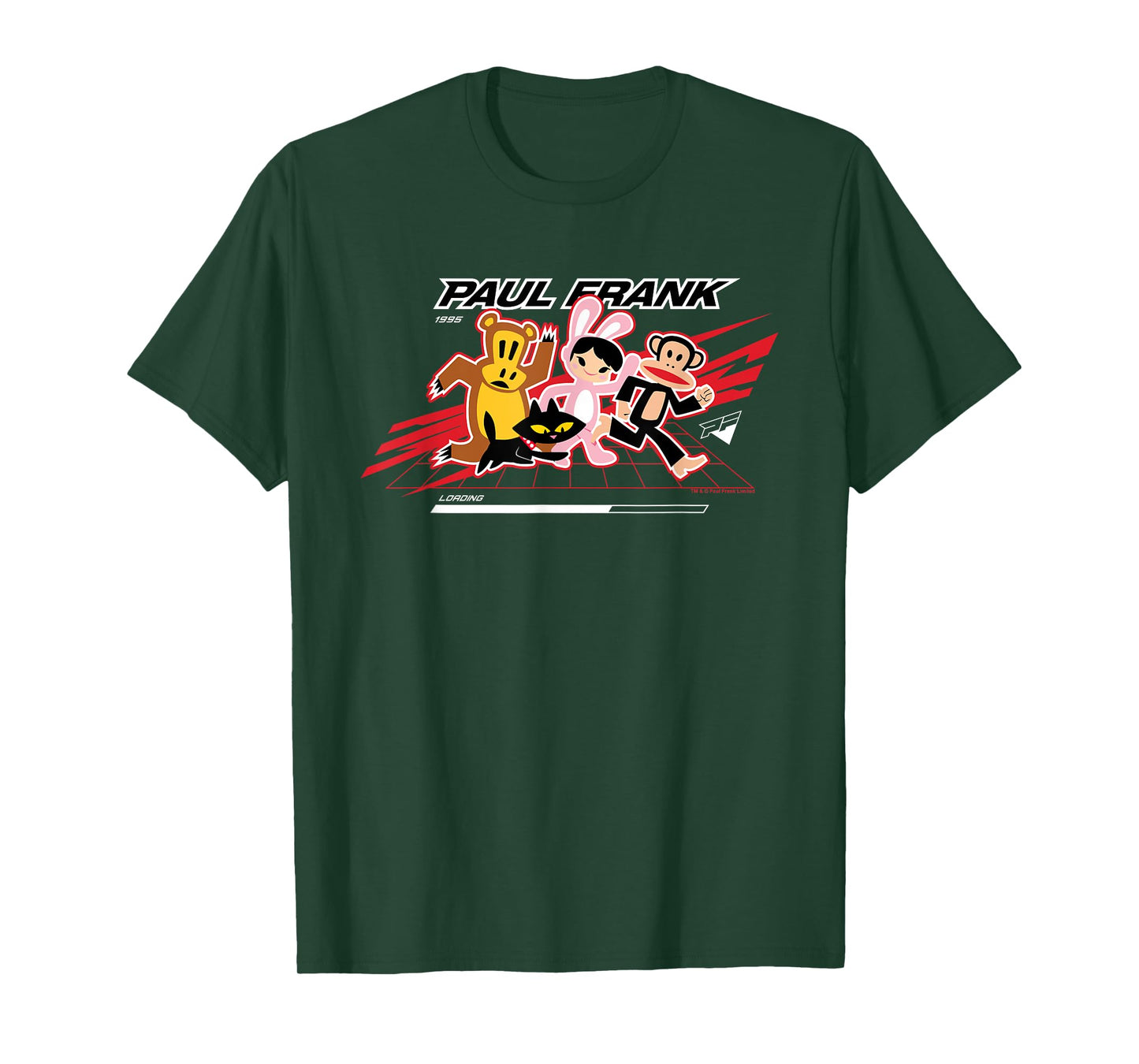 Paul Frank Gaming Julius The Monkey & Co Loading Screen T-Shirt