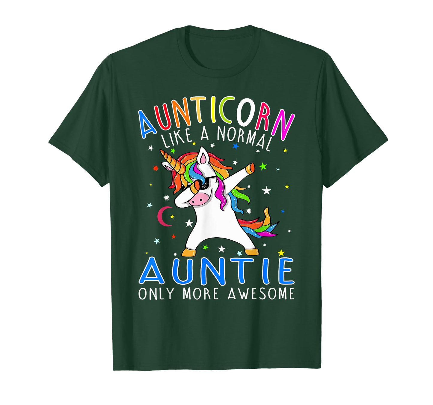 Aunticorn Like An Aunt Only Awesome Dabbing Unicorn T-Shirt