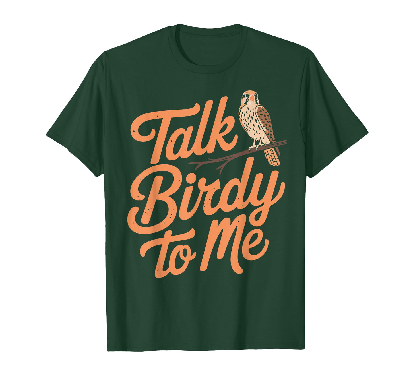 Kestrel Gifts & Birding Apparel Unisex Funny Ornithologist Kestrel Birding T-Shirt, Black, Small, Short Sleeve