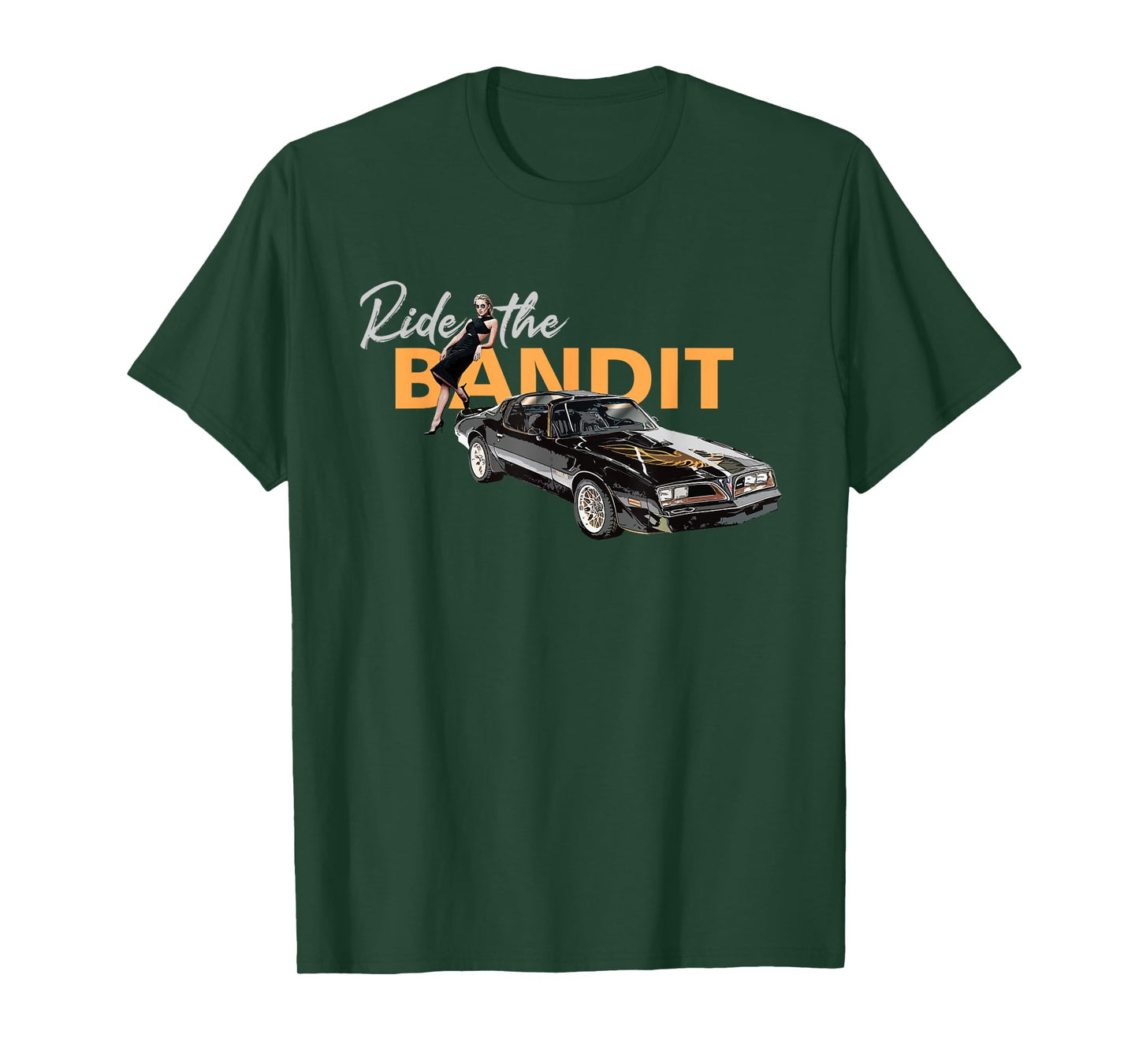 CLASSIC CARS, 1977 BANDIT TRANS AM, VINTAGE BLACK TRANS AM T-Shirt