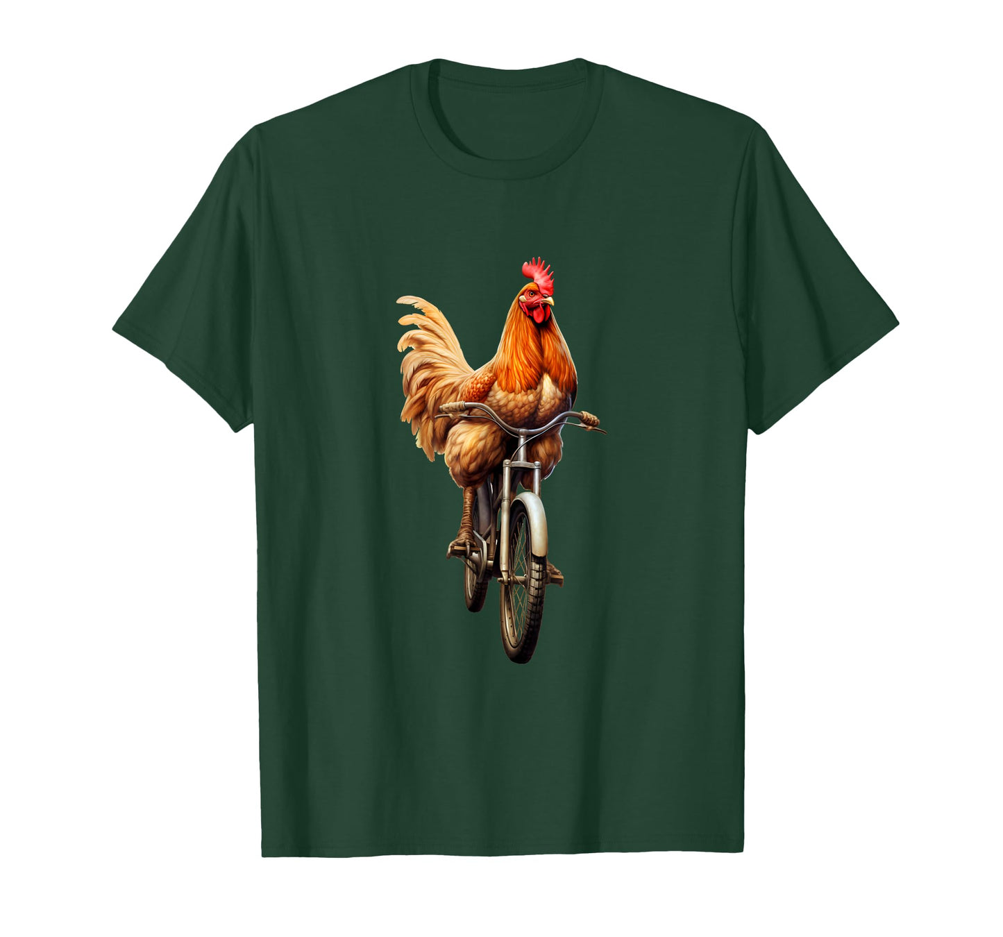 Chicken Bike Cycling T-Shirt