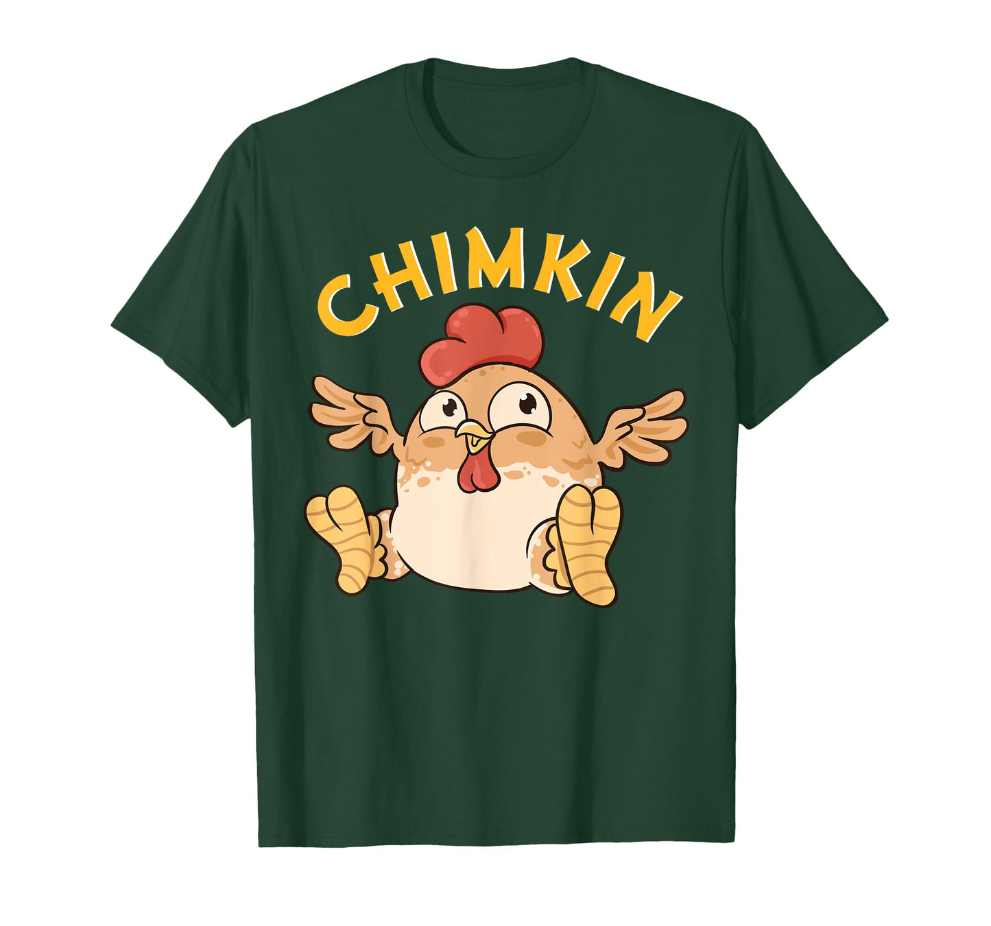Chimkin | Funny Fat Derpy Chicken Meme Chicken Lover Farmer T-Shirt