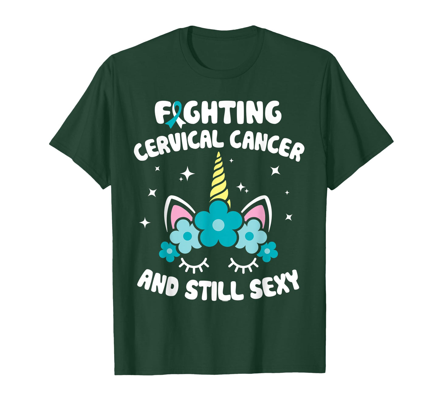 Fighting Cervical Cancer Still Sexy Cervical Cancer Warrior T-Shirt