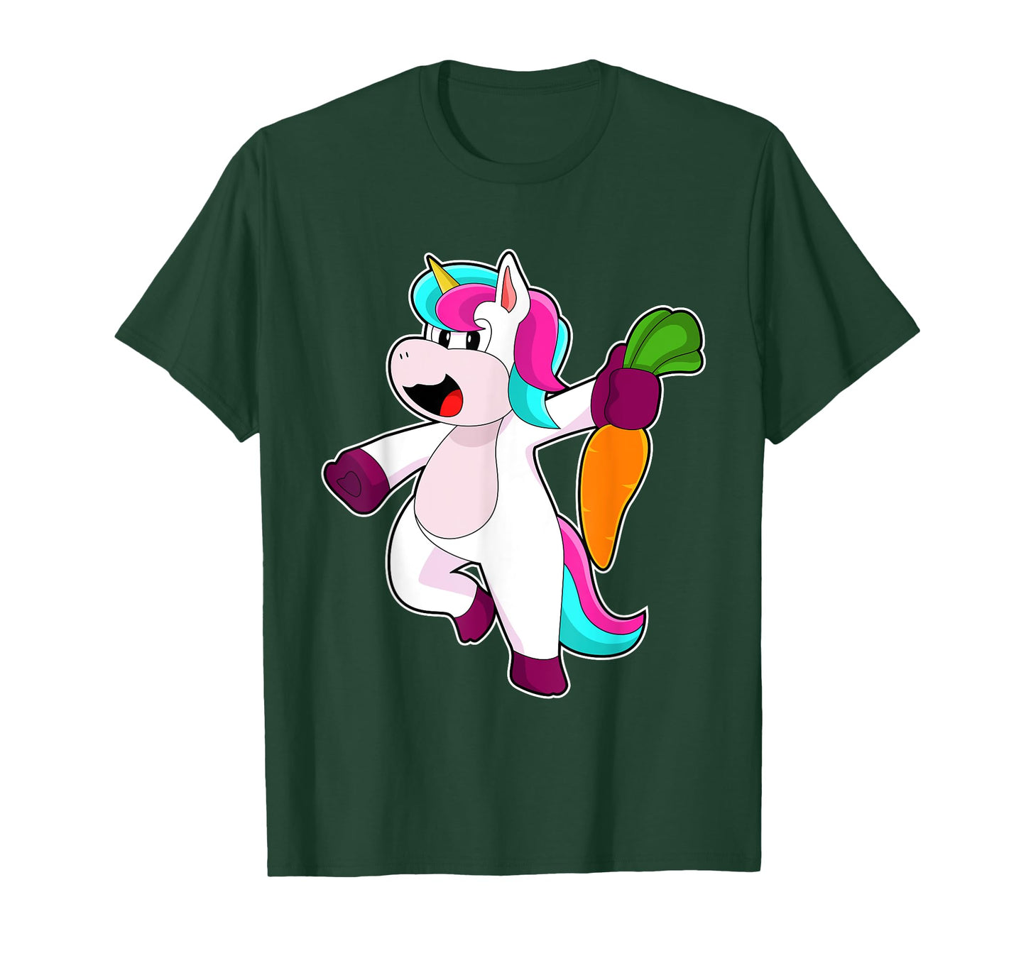 Unicorn Carrot Vegetables T-Shirt