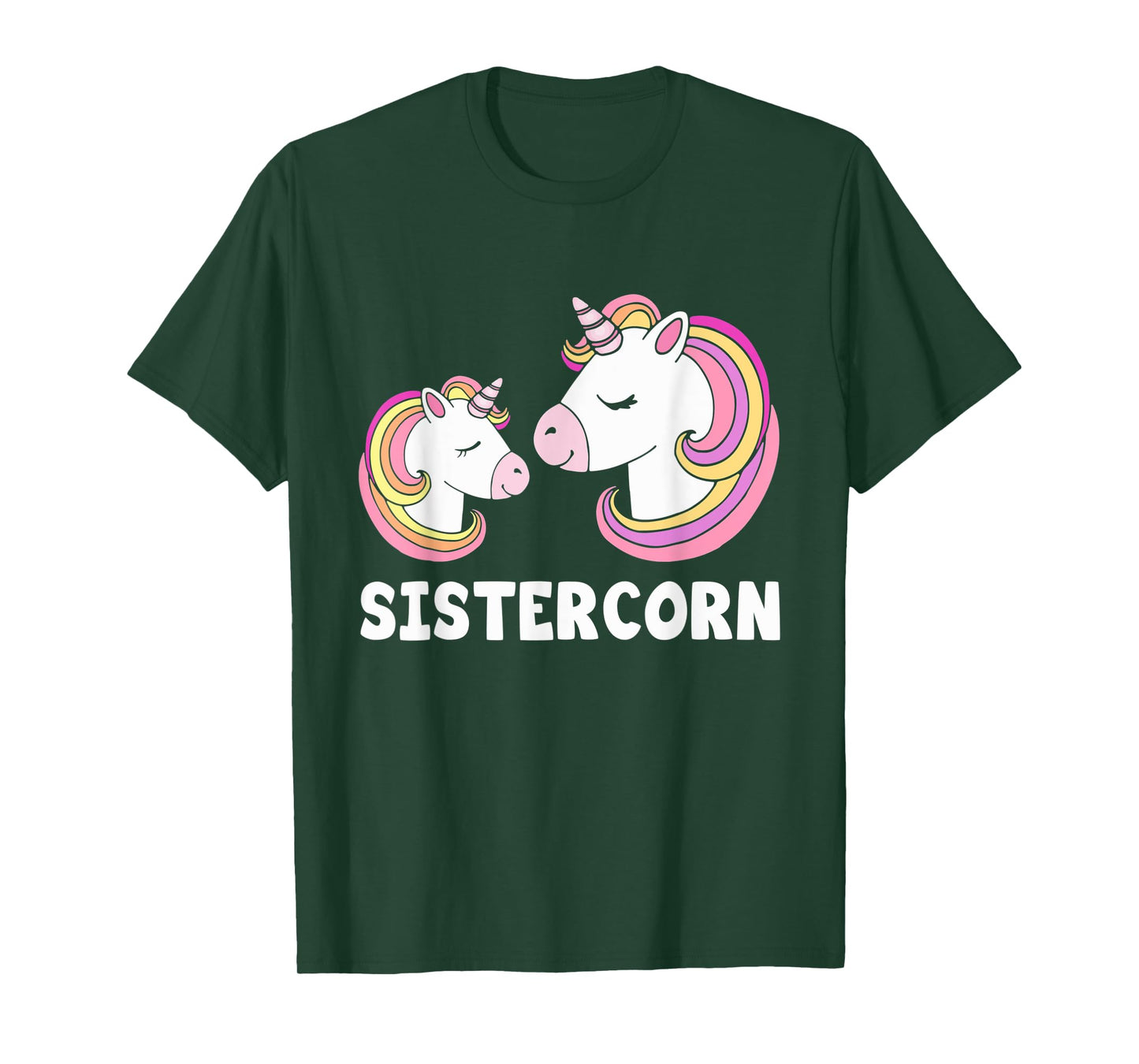Sistercorn Unicorn Sister And Baby Mothers Day For Girl T-Shirt