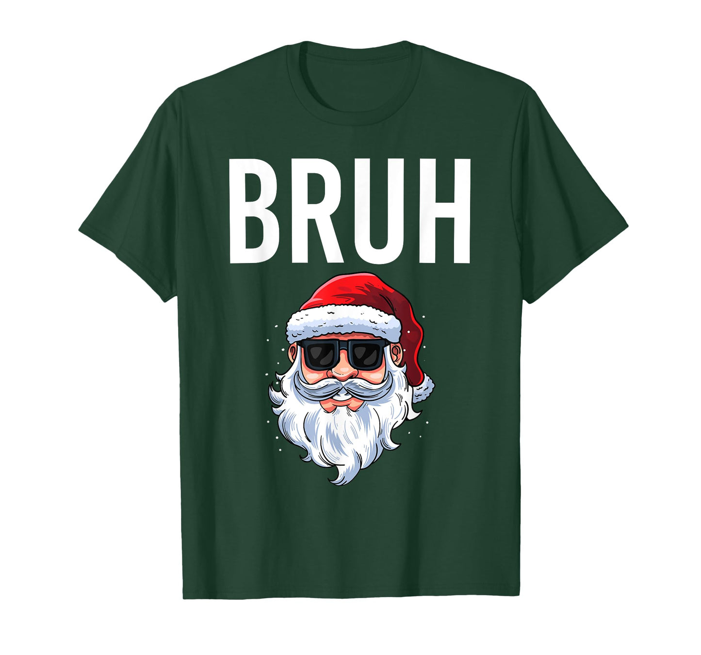 Merry Christmas Bruh Meme Funny Saying for Brother Boys Men T-Shirt