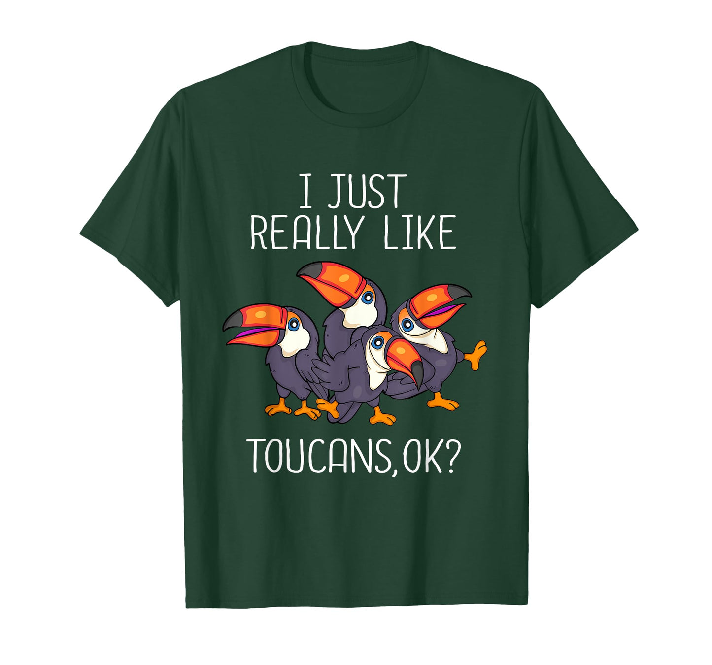 Toucan Lover Kids Bird Watching Women Toucan T-Shirt