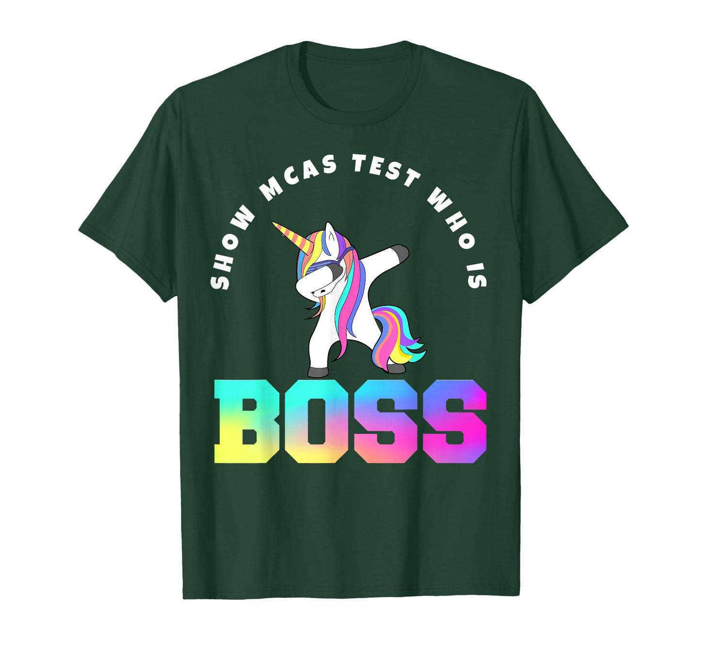 Teacher Motivational MCAS Testing who is boss T-Shirt