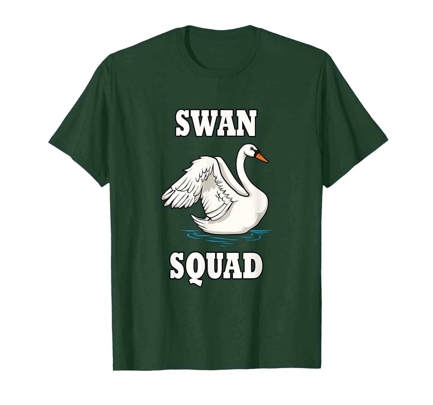 Swan Wildlife Animals Ironic Angry Swans T-Shirt