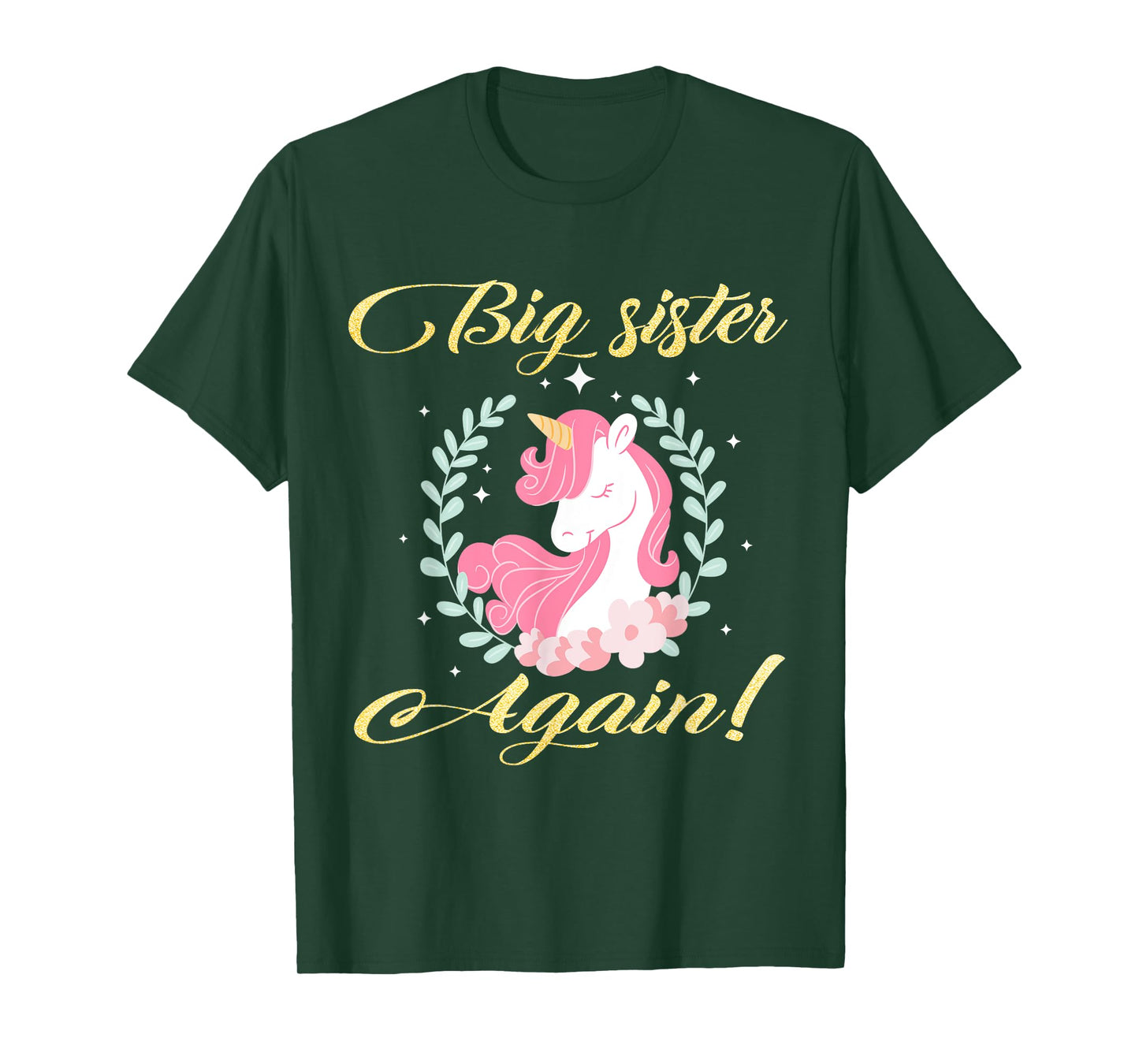 Big Sister Again Unicorn T-Shirt