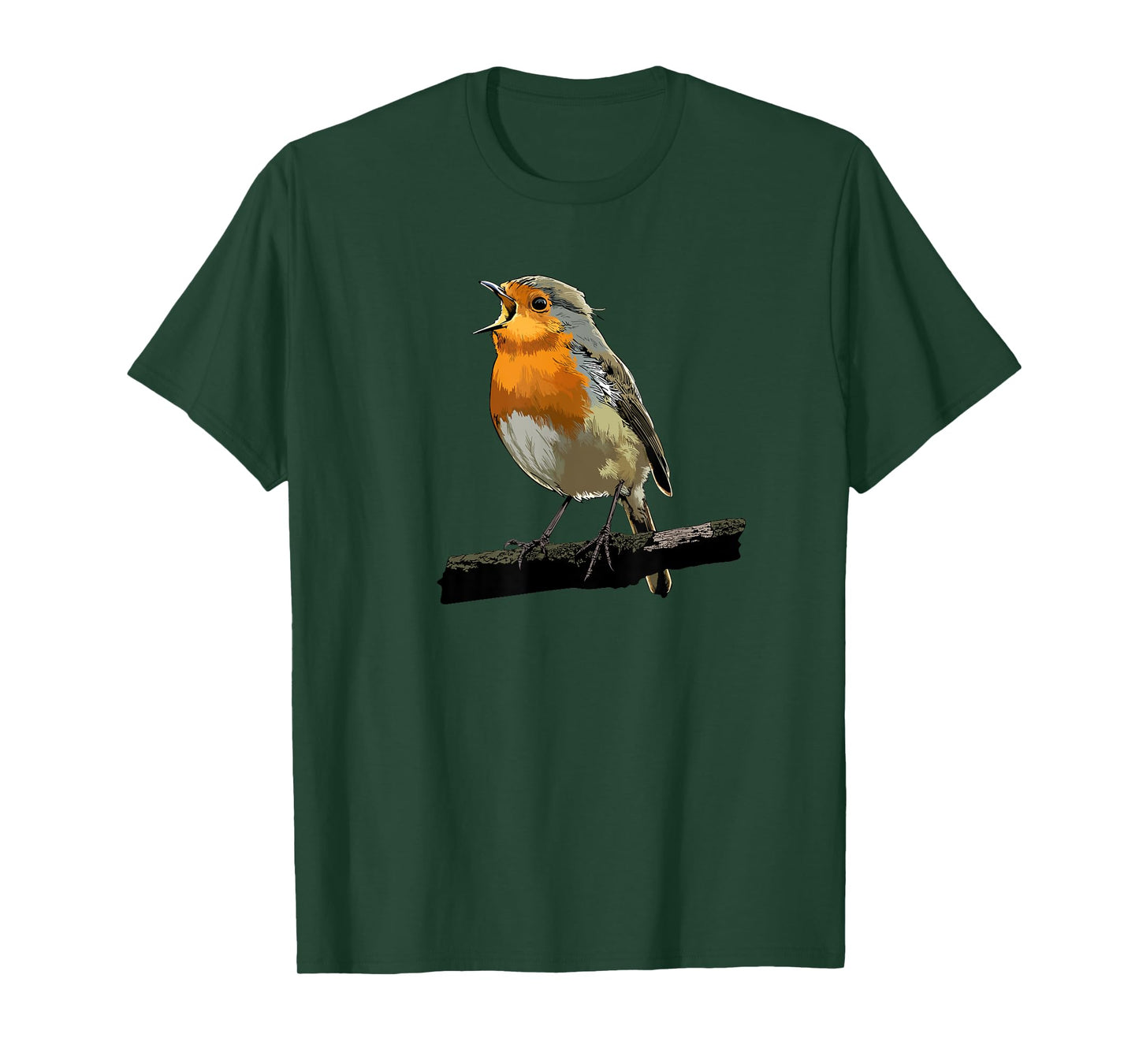 Robin Bird Watching Redbreast Birding Gift T-Shirt