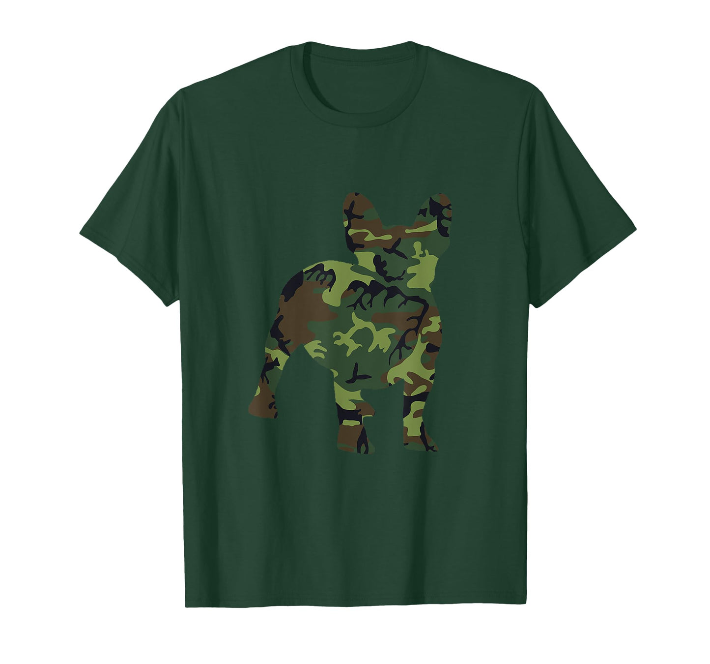 French Bulldog Camouflage Dog Camo Frenchie Army T-Shirt