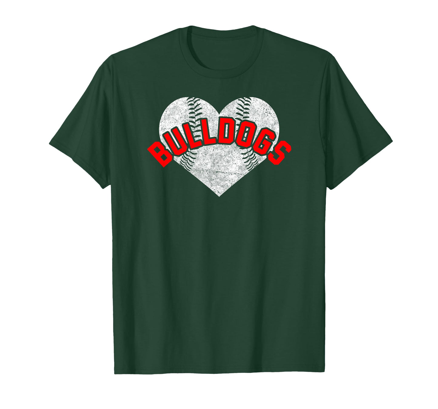 Bulldogs Baseball Softball High School Team Mascot Mom T-Shirt