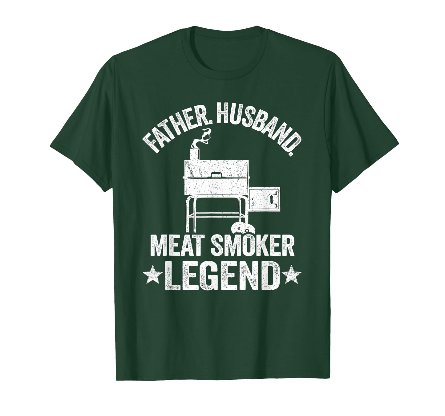 Father Husband Meat Smoker Legend Grilling Dad Meat Smoking T-Shirt