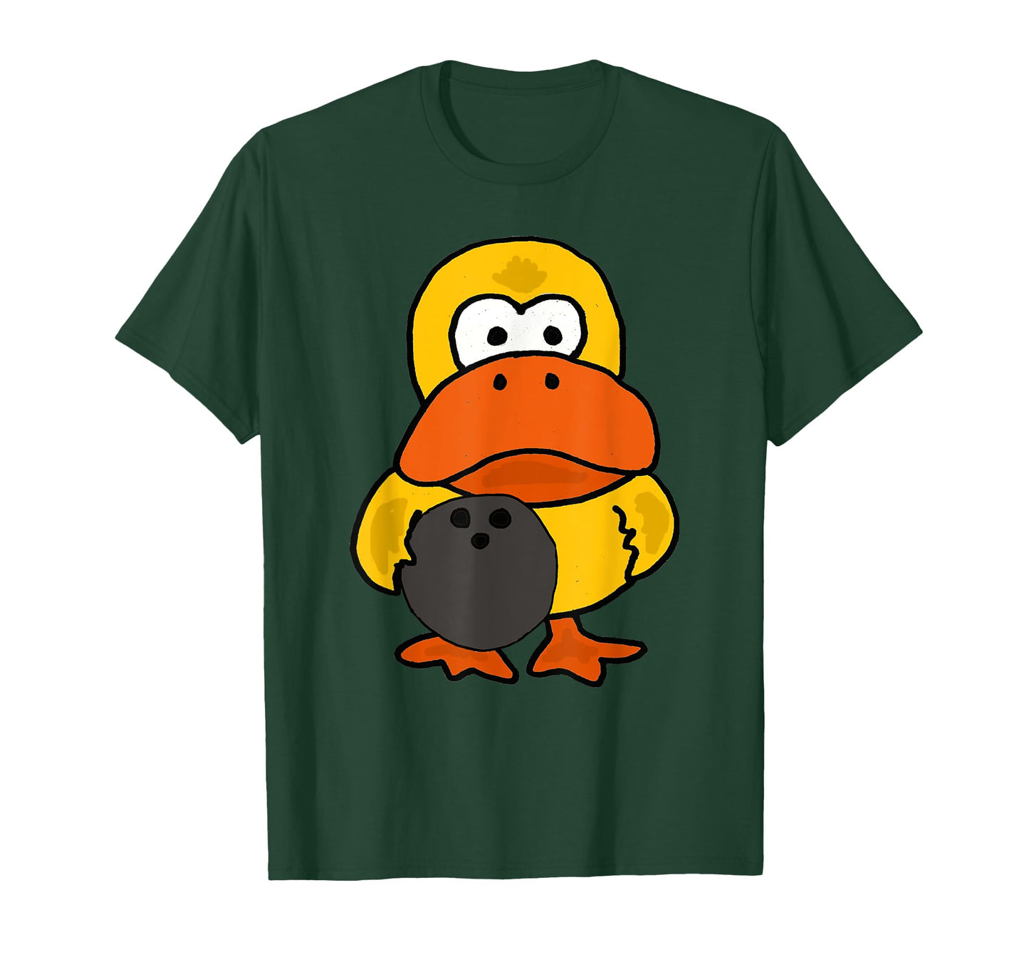 SmileteesSports Funny Duck Bowling Cartoon T-shirt T-Shirt