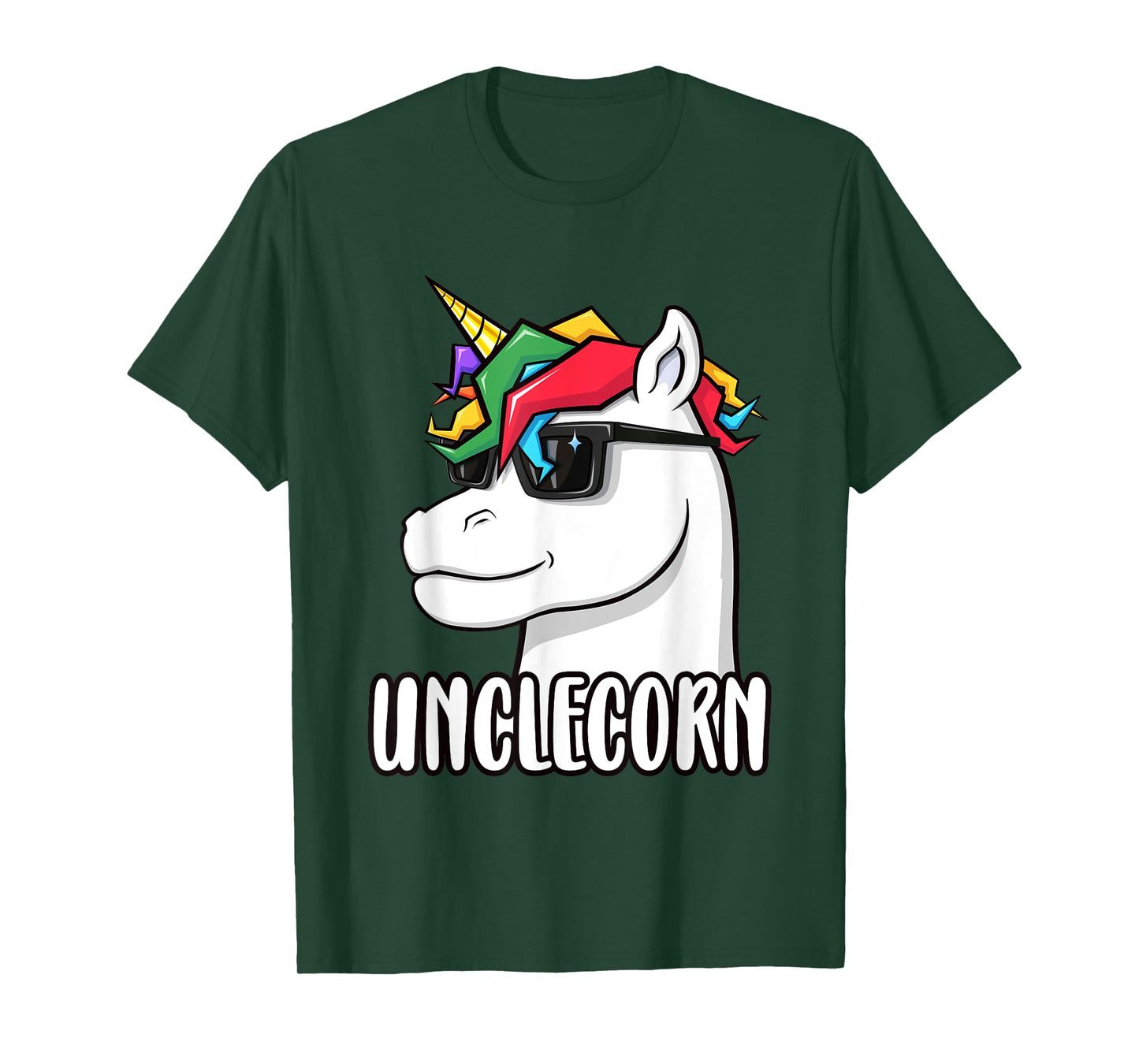 Unclecorn - Unicorn Uncle - Funny Birthday Gift T-Shirt