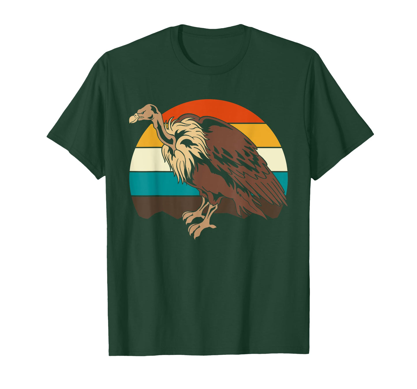 Retro Scavenger Turkey Vulture Bird Animal Carrion Vulture T-Shirt