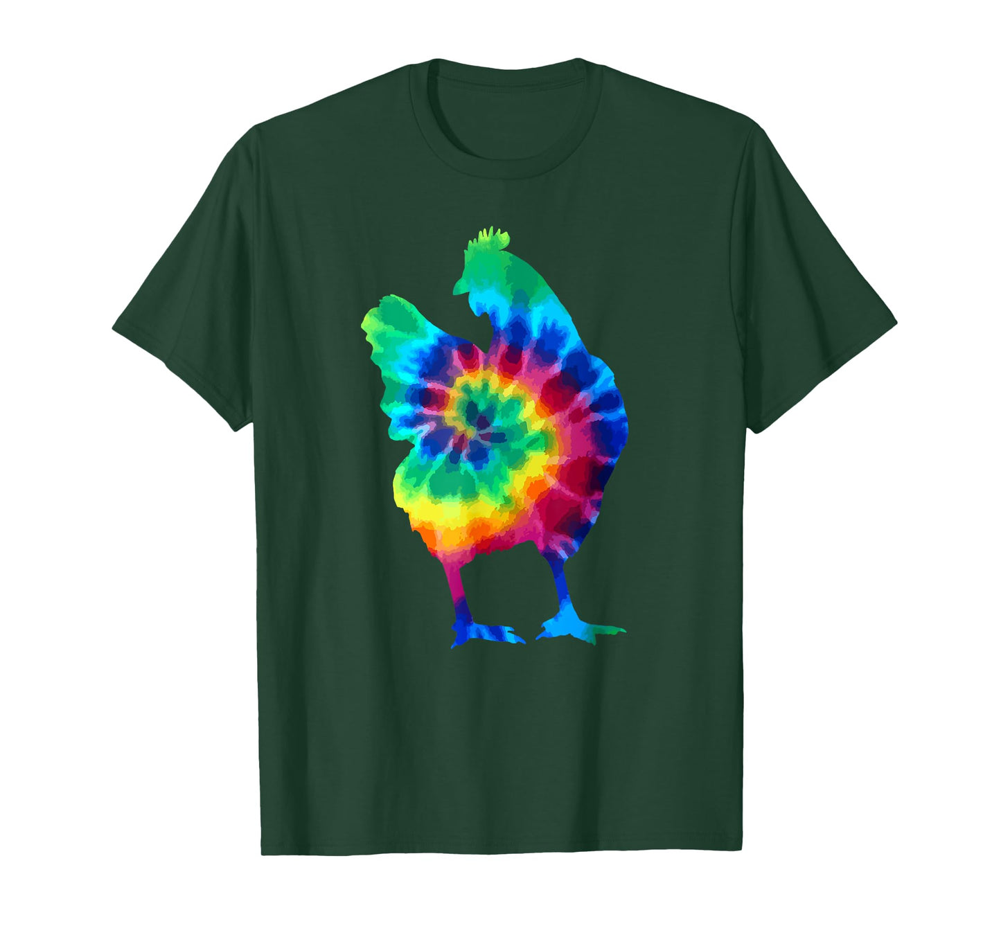 Chicken Tie Dye Vintage Hippie Chickens T-Shirt