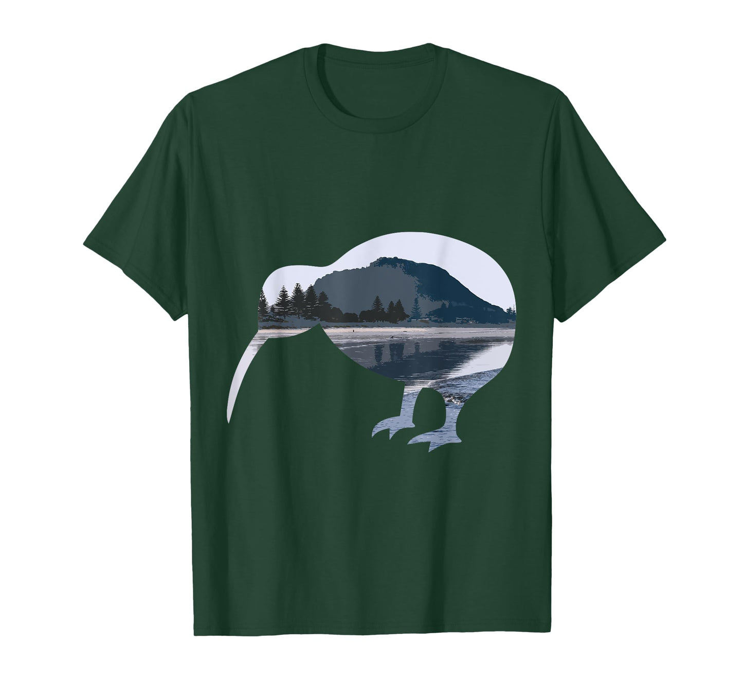 Mount Maunganui Tshirt Tauranga Kiwi Bird T-Shirt