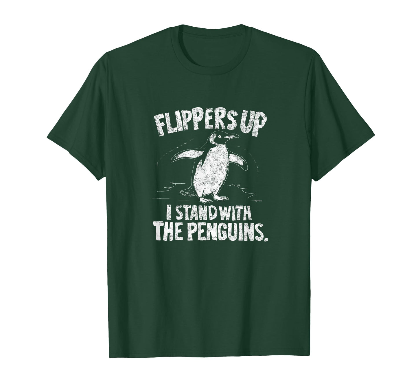 Flipper Up I stand with the penguins T-Shirt