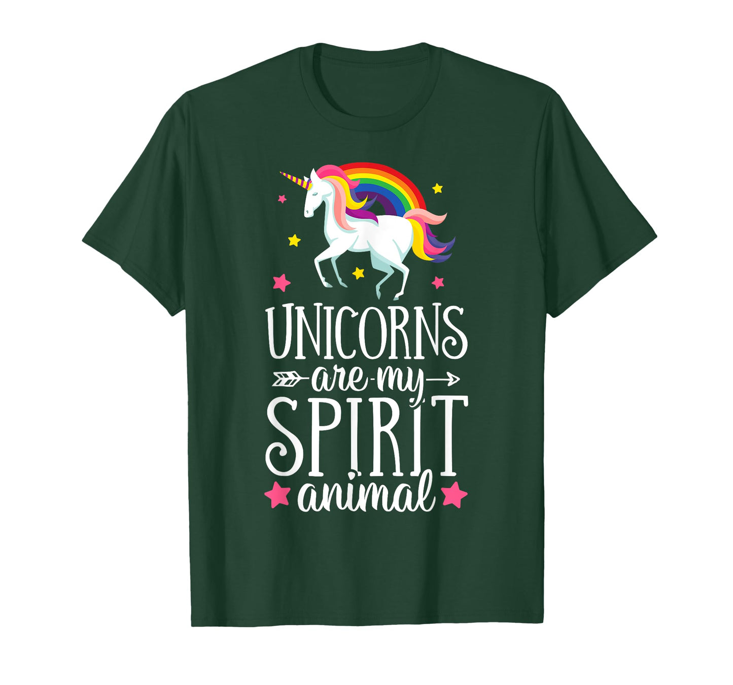 Unicorns Are My Spirit Animal T shirt Unicorn Girls Women T-Shirt
