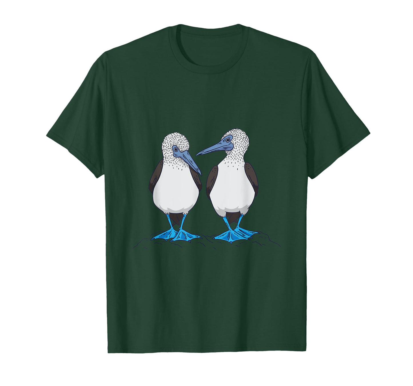 Funny Blue-footed Booby Dancing Seabird Trendy T-Shirt